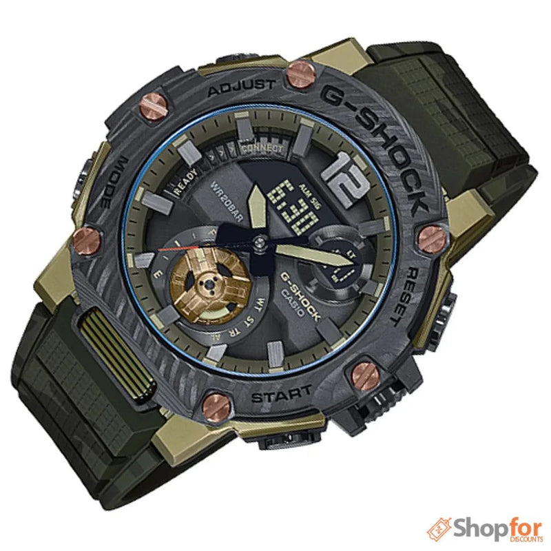 Army Carbon Solar Bluetooth Watch