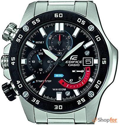Bluetooth Smartphone Men's Watch in Solid Case,  Black Stainless Steel Strap
