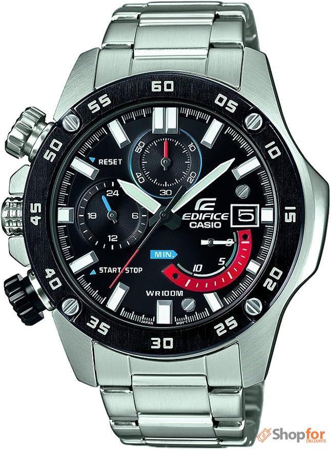 Bluetooth Smartphone Men's Watch in Solid Case,  Black Stainless Steel Strap