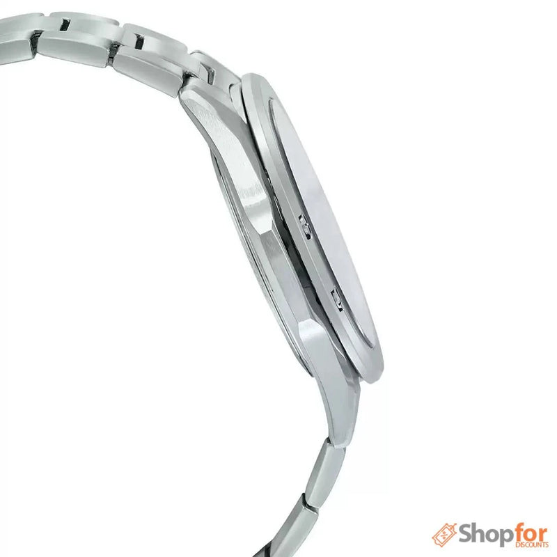 Bluetooth Smartphone Men's Watch in Solid Case,  Black Stainless Steel Strap