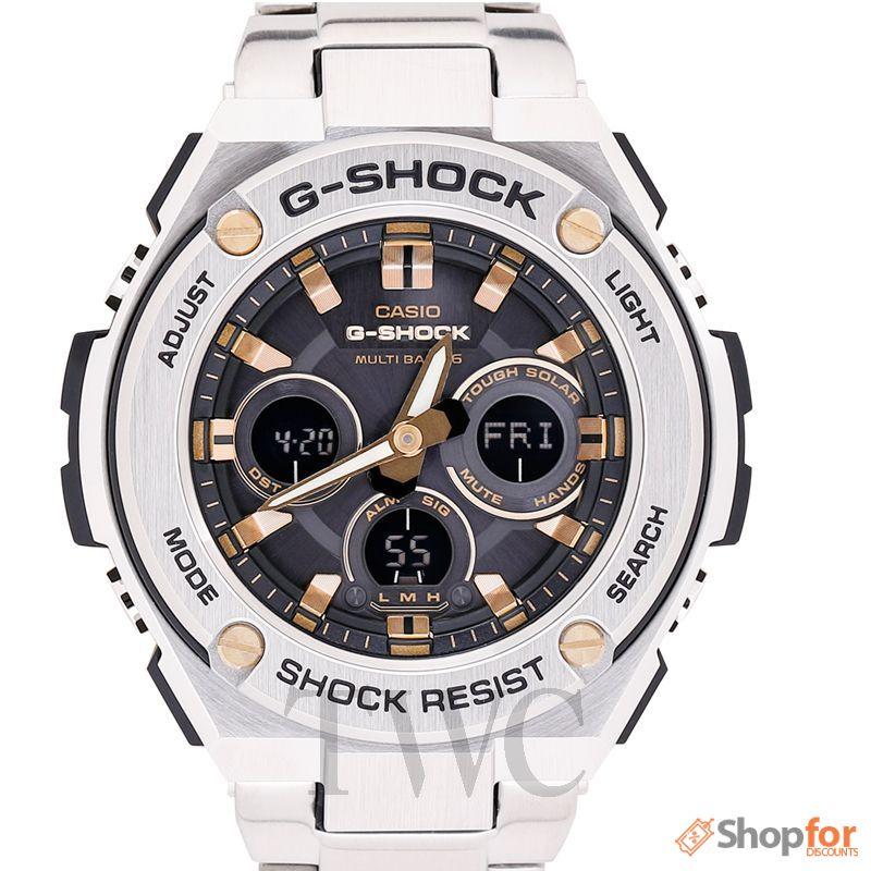 G-Steel  Bluetooth Smartphone Solar Power Ana-Digi Watch