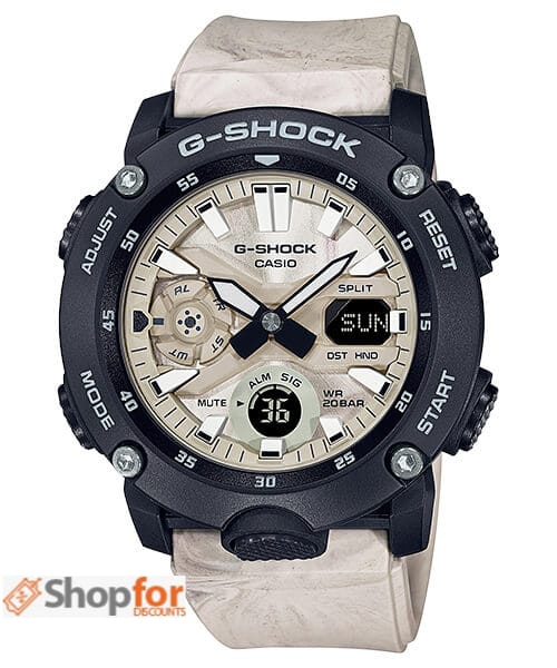 SFD- ED1000-1ADR  Marble  Case And Dial Analog-Digital Mens Watch