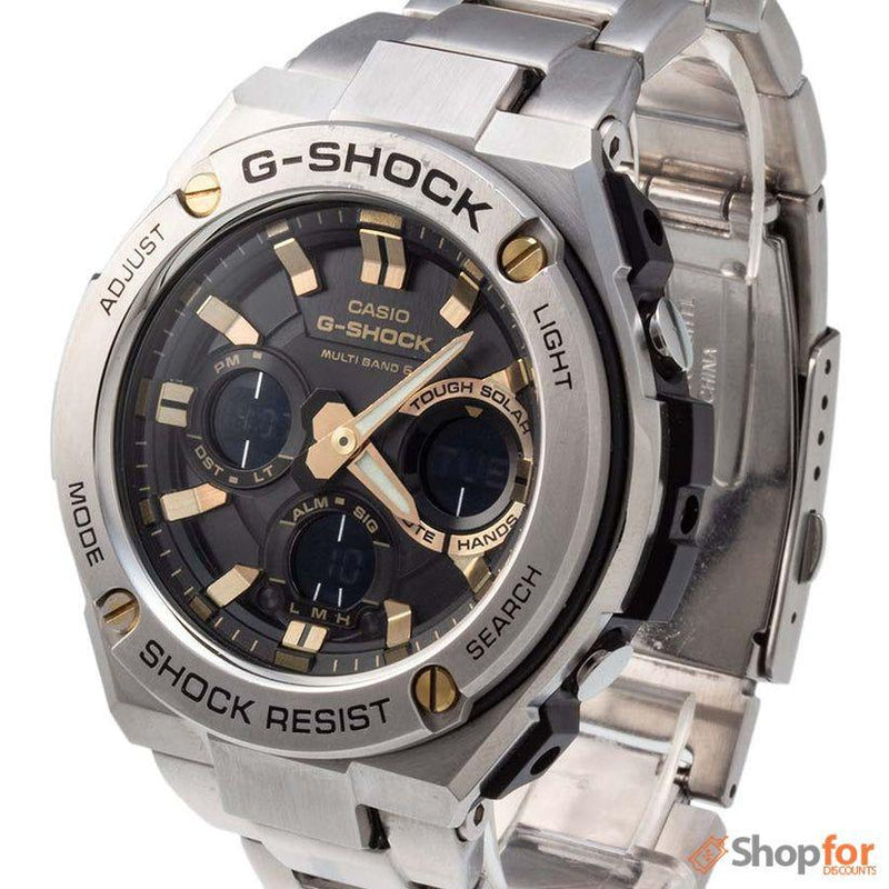 G-Steel  Bluetooth Smartphone Solar Power Ana-Digi Watch